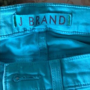 Turquoise J Brand Jeans